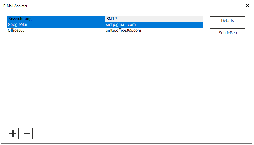 AEVO_Mailclient_AnbieterAnlegen