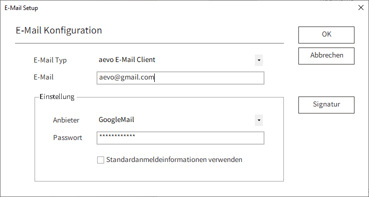 AEVO_Mailclient_GMail_MailHinterlegen