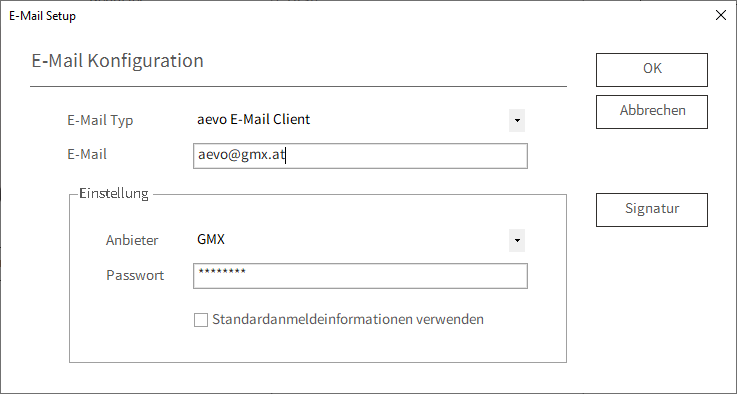 AEVO_Mailclient_GMX_MailHinterlegen