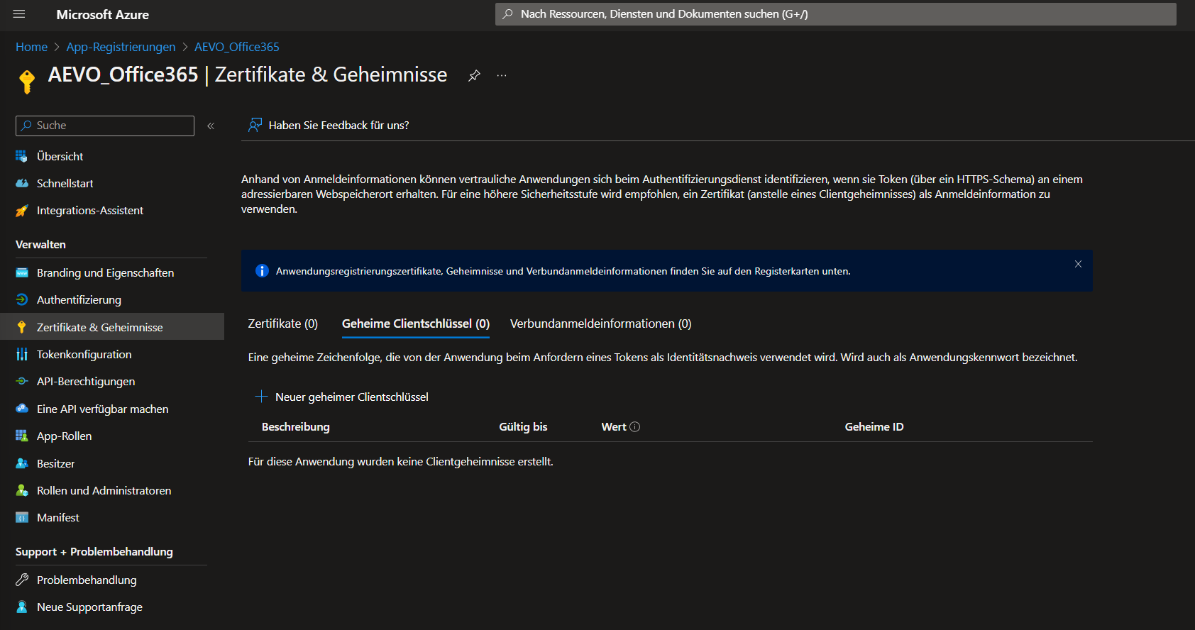 AEVO_Mailclient_Office365_Geheimnis