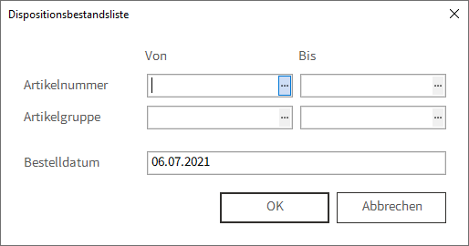 bestellwesen_dispositionsbestandsliste
