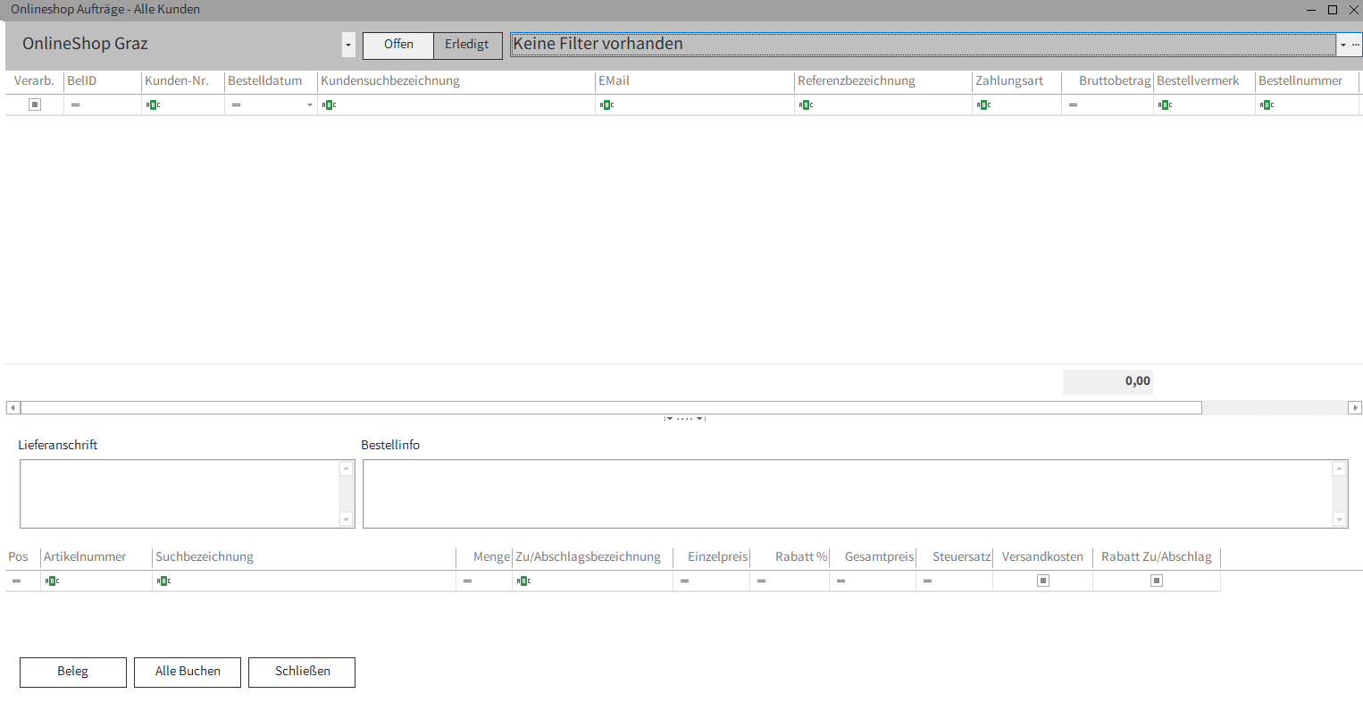 OnlineShop_OnlineShop Aufträge_Aufträge