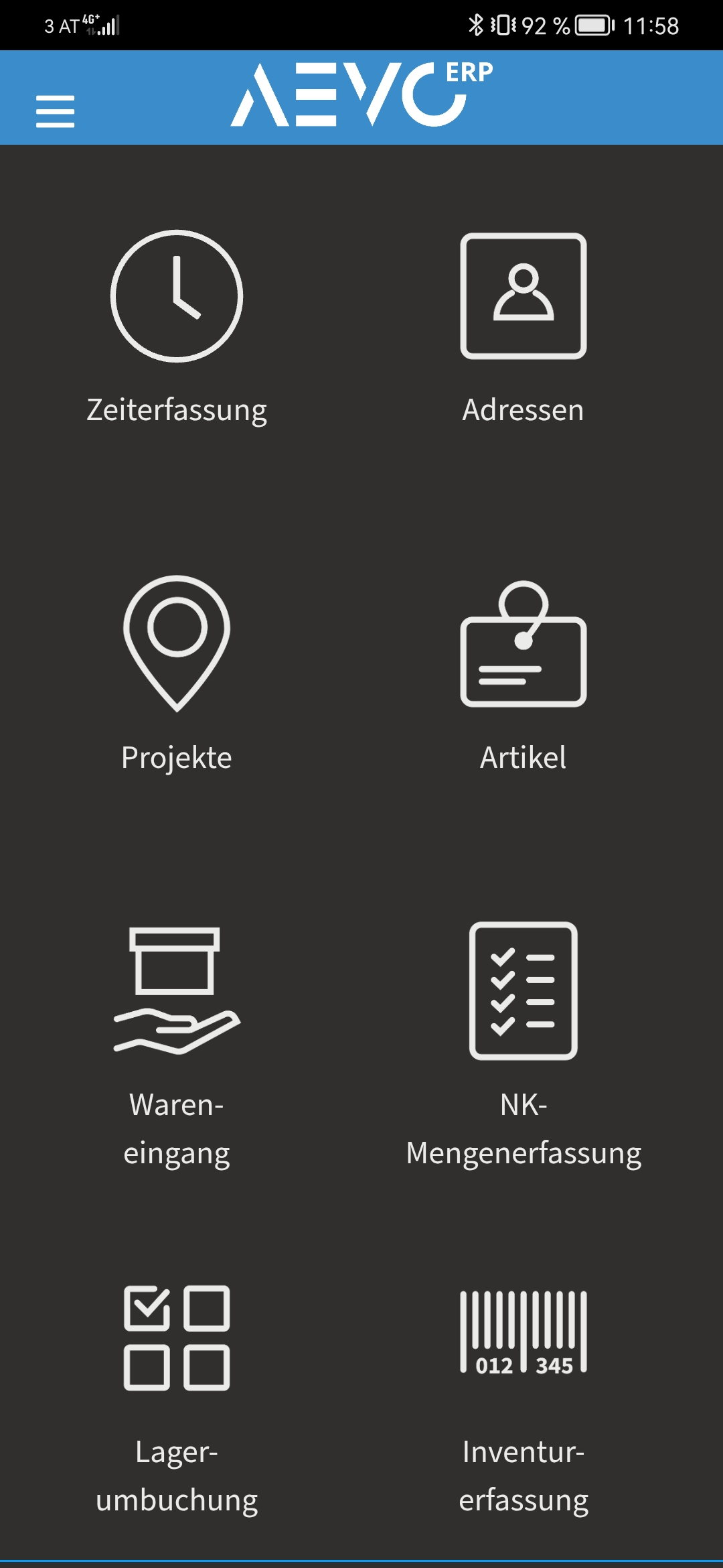aevoMobile_Systemvorraussetzungen_Overfläche